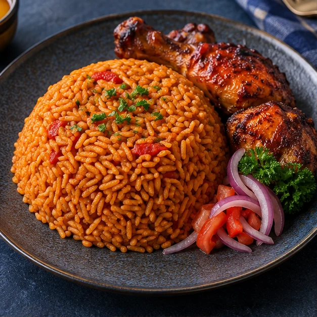 Representative image of Nigerian jollof rice